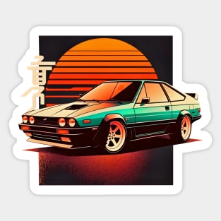 80s Retro Car Sticker